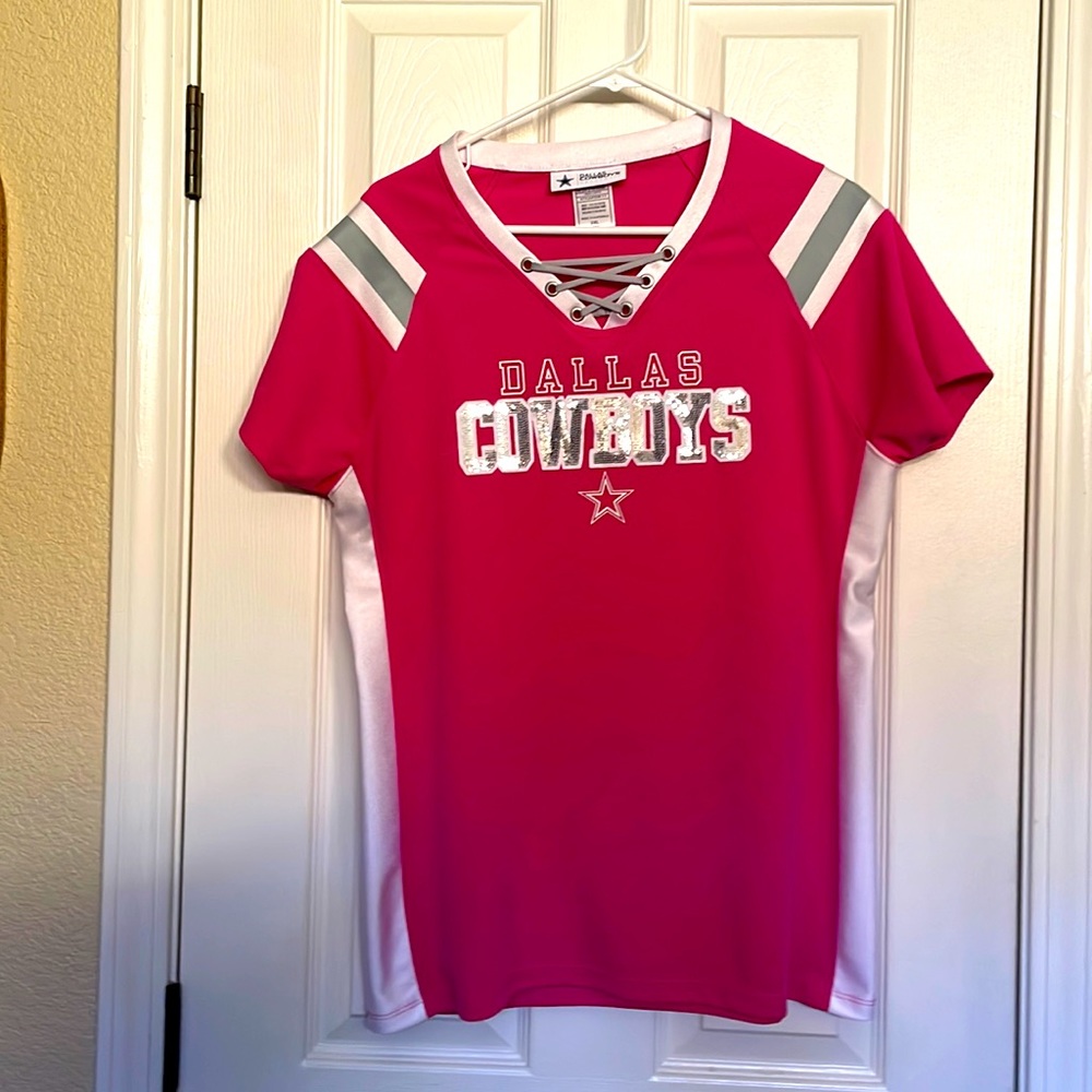 Dallas cowboy ladies jersey. Size xxl , like new.